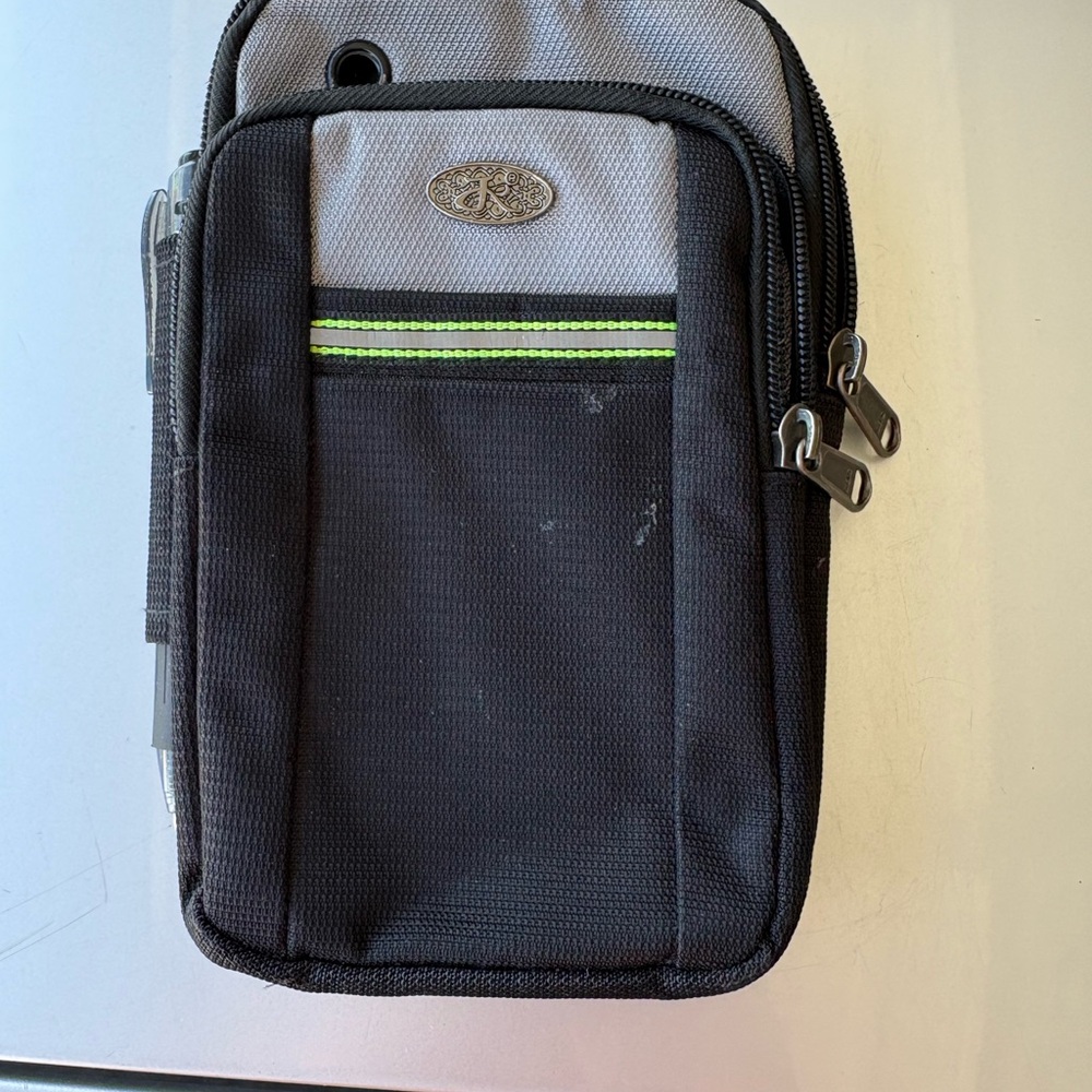 Black and Gray Men's Bag